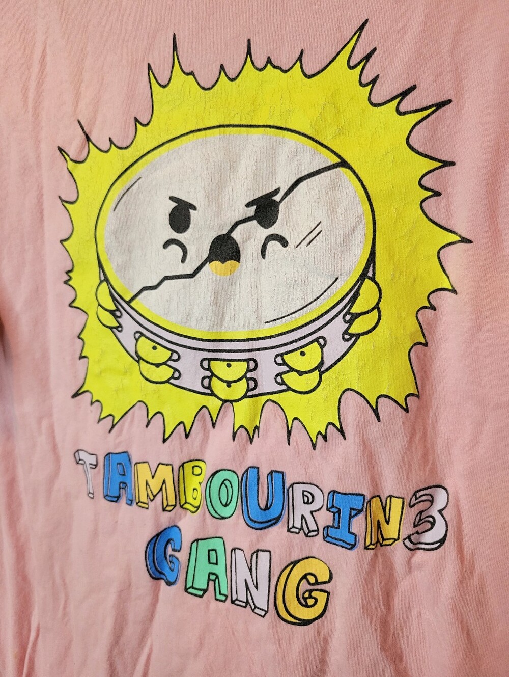 Pewdiepie Tambourine Gang Merch Shirt, Collectible - Picture 3 of 10